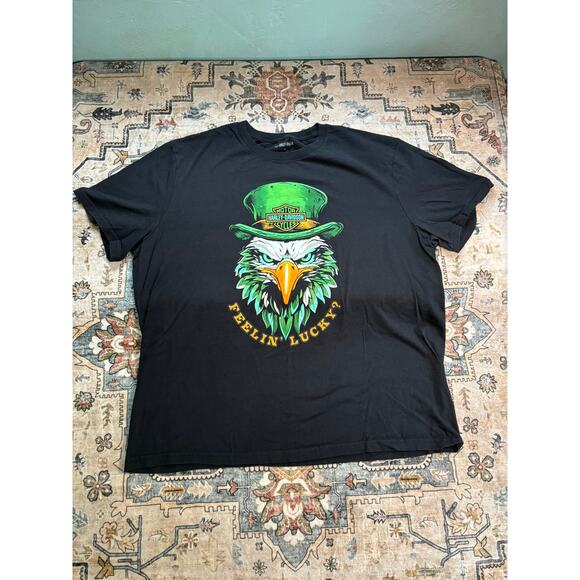 Harley Davidson Men's T Shirt Irish Graphic XXL Florida Berts - Picture 1 of 4